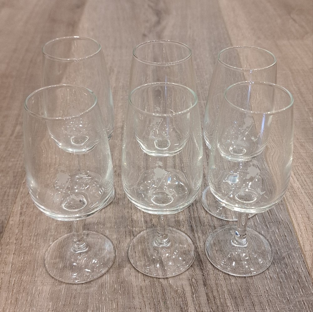Vintage ARCOROC Johnny Walker Tasting Glasses (Set Of 6)